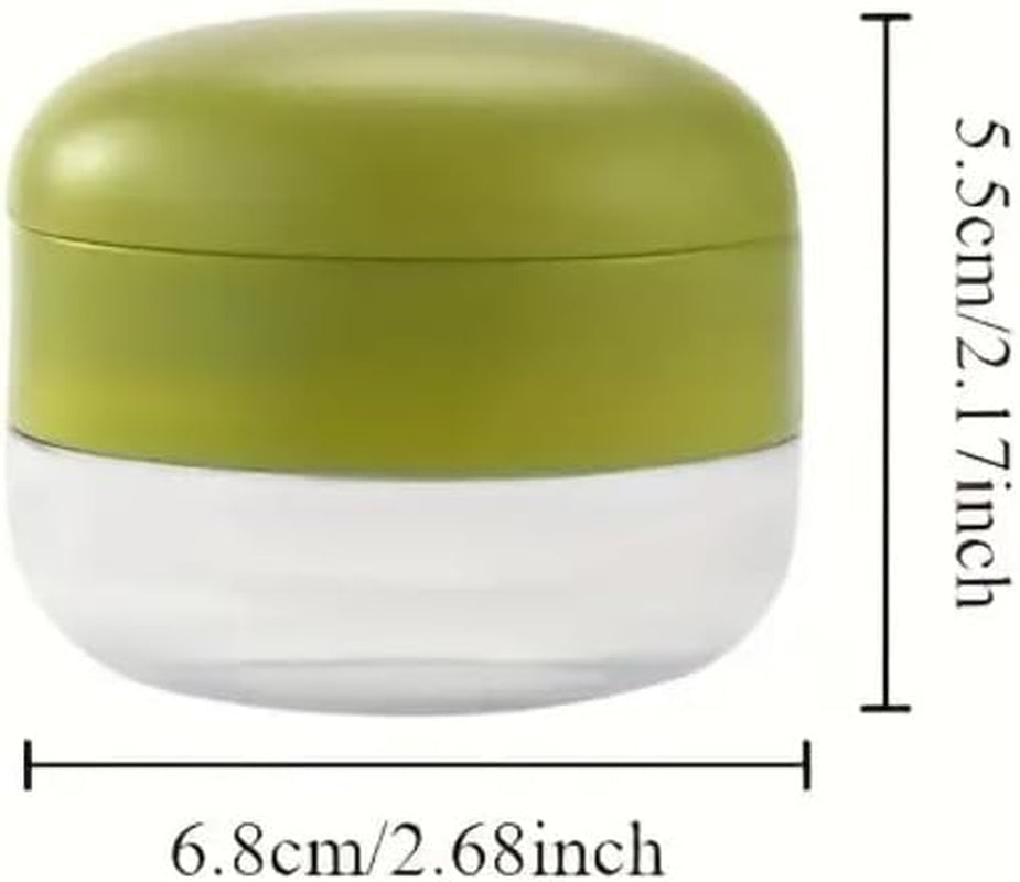 1Pcs Multifunctional Manual Garlic Press, ABS and Stainless Steel Garlic Slicer Handheld Ginger Grater, with Storage Box